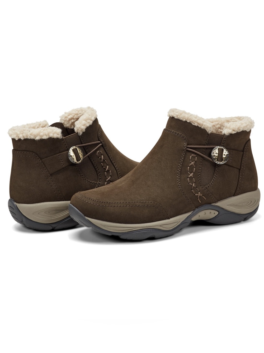 ♥️♥️ Easy Spirit Womens Epic Ankle Bootie - Cold Cognac